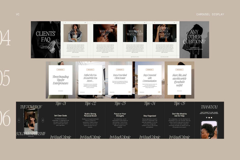 Canva Content Builder Pack Vol. 01 - Visuel Colonie