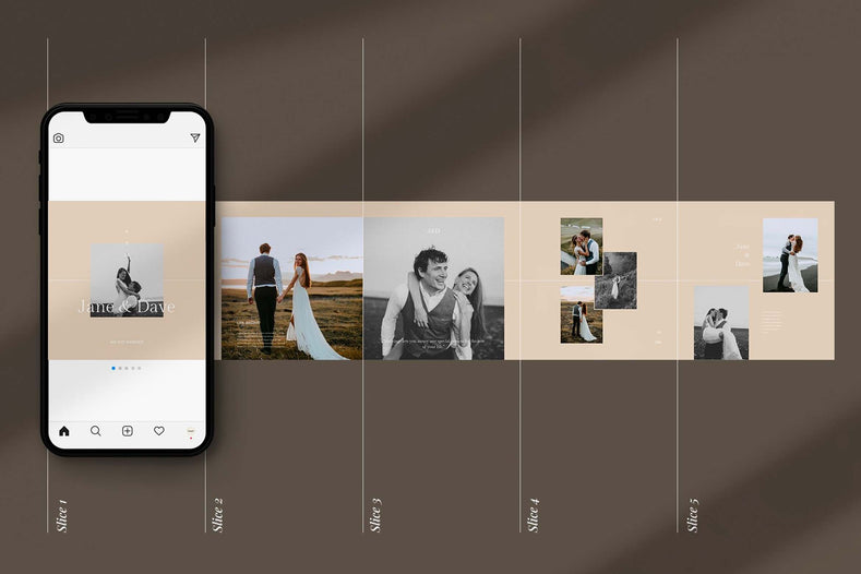 Amore - Wedding Gallery Instagram Carousel Template