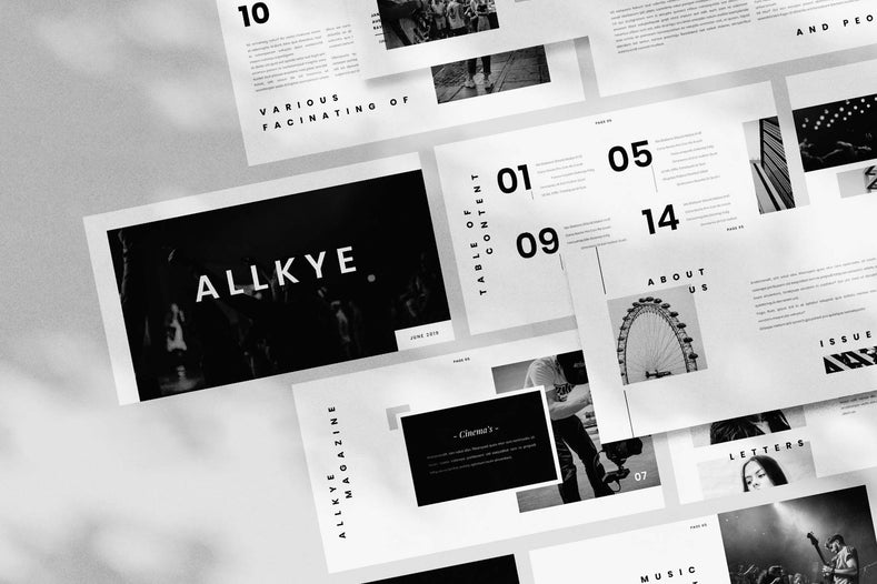 Allkye Presentation Template - Visuel Colonie