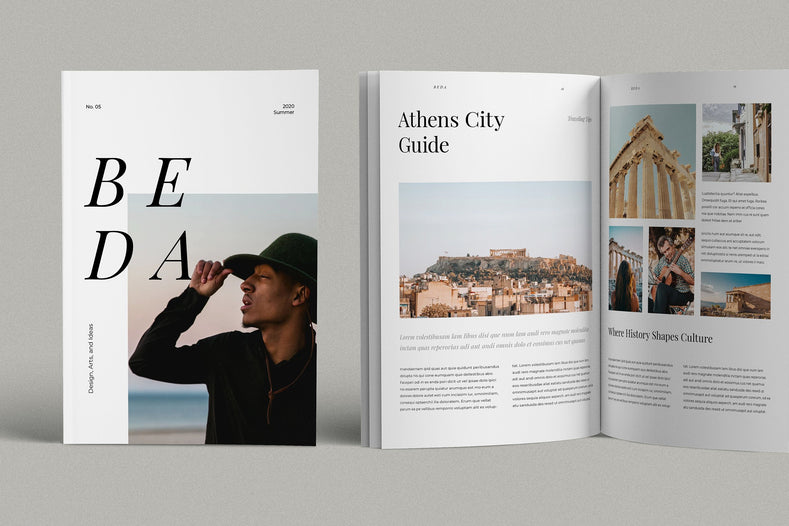Beda Magazine Template - Visuel Colonie