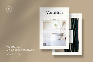 Vornehm Magazine Template - Visuel Colonie