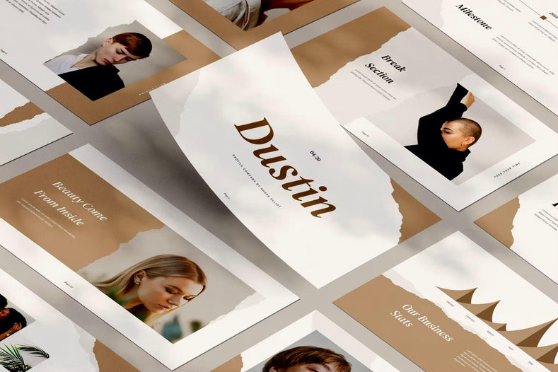 Dustin Presentation Template - Visuel Colonie