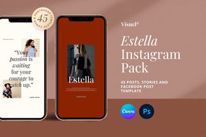 Estella - Instagram Pack Template