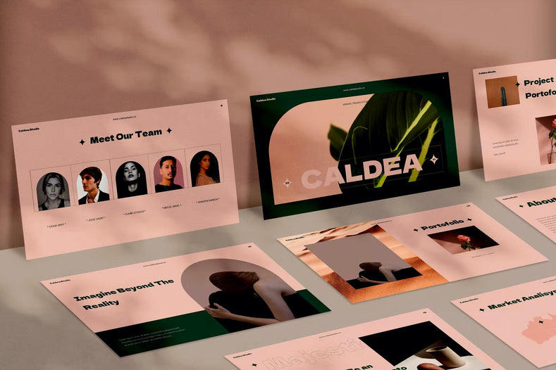 Caldea Presentation Template - Visuel Colonie