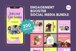 Engagement Booster Social Media Bundle - Visuel Colonie