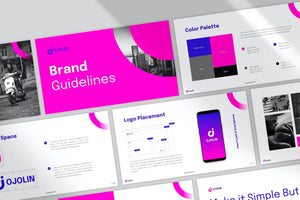 Brand Guidelines Presentation Template - Visuel Colonie