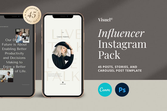 Influencer Social Media Pack Vol. 2 - Visuel Colonie