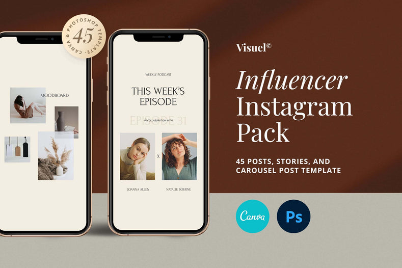 Influencer Social Media Pack Vol. 6 - Visuel Colonie