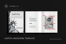 Capital Magazine Template - Visuel Colonie