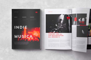 Musica Magazine Template - Visuel Colonie