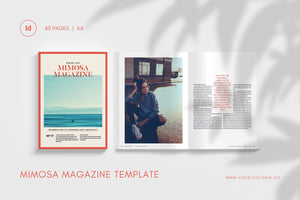 Mimosa Magazine Template - Visuel Colonie