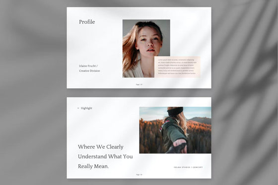 Folka Presentation Template - Visuel Colonie