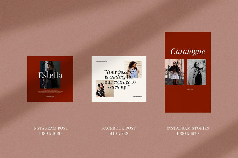 Estella - Instagram Pack Template