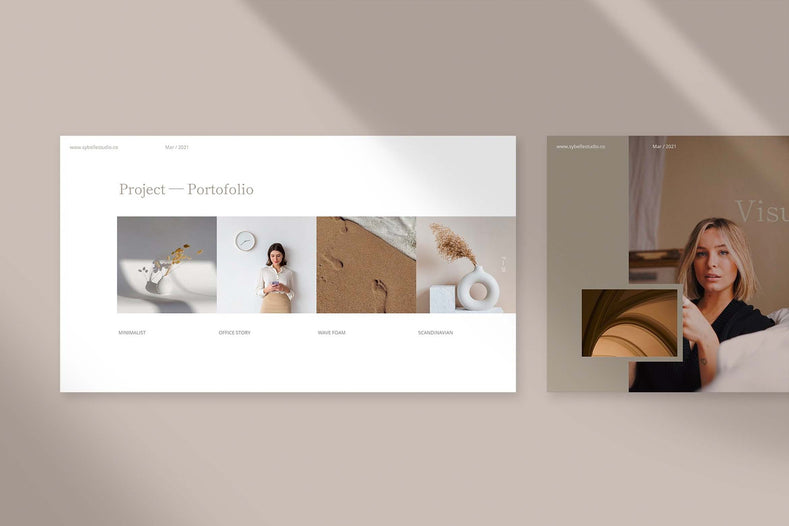 Sybelle Presentation Template - Visuel Colonie