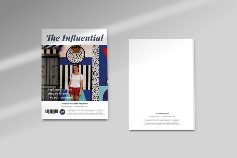 The Influential Magazine Template - Visuel Colonie