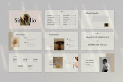 Simpelio Presentation Template - Visuel Colonie