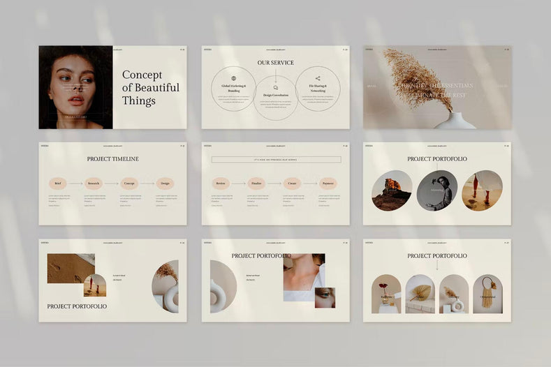 Ostera Presentation Template - Visuel Colonie